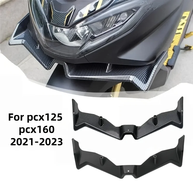 Pneumatic Winglets Tip Wing Protector Cover ABS Motorcycle Front Fairing for Honda PCX125 PCX160 2021-2023 Full Fairing Kits