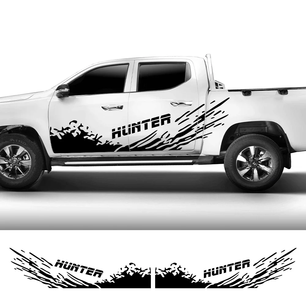 

Для Changan Hunter F70 Omega Sigma Пикап Боковая наклейка Грузовик Графика Сплеск Гранж Наклейка Багажник Крышка автомобиля Автоаксессуары