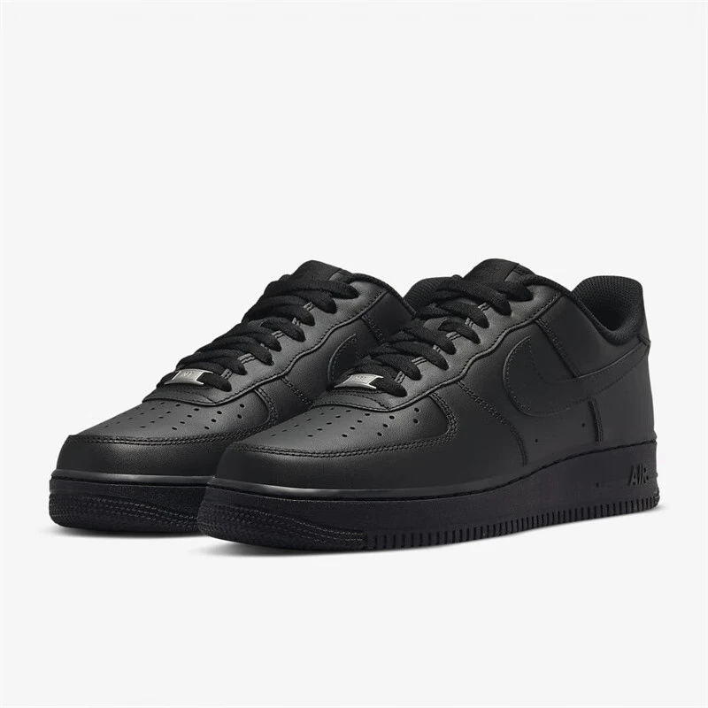 Air Force 1 Nike chaussures de skateboard pour hommes et femmes mode noir et blanc confortable Af1 chaussures de sport décontractées chaussures de planche