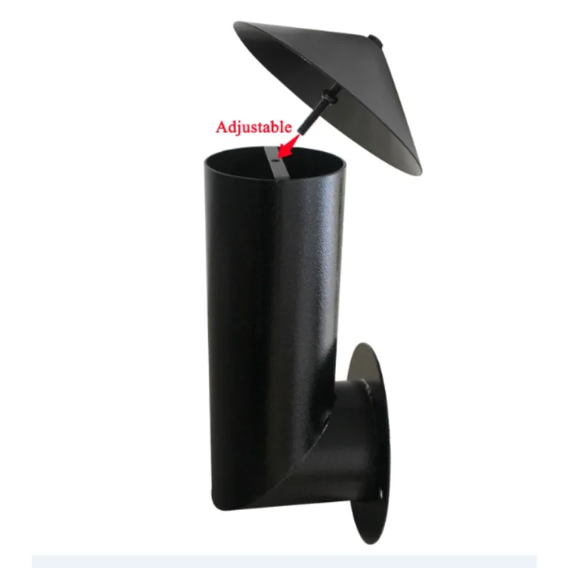 Iron pellet Grill Smoke Stack Replacement Flue Pipe Kit for Barbecue Smoker stove air circulation accessories