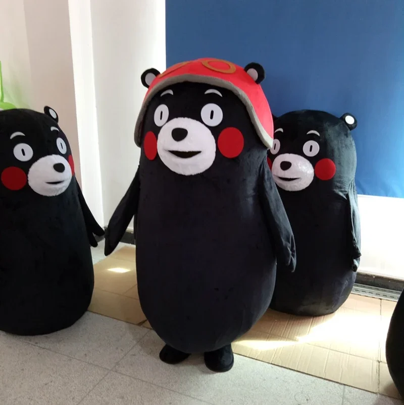 Christmas 2 Style Kumamon Mascot Costume Brown Bear Mascot Costume For Adult Cosplay Halloween Fancy Party Dress Cartoon Mascot