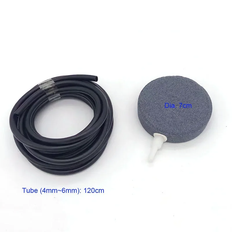 1 Stück 40/50/60/70/80/100mm Belüftungsstein für Aquarium Fischbeckenpumpe Hydroponische Sauerstoffplatte Mini-Luftpumpenzubehör – Detail 17