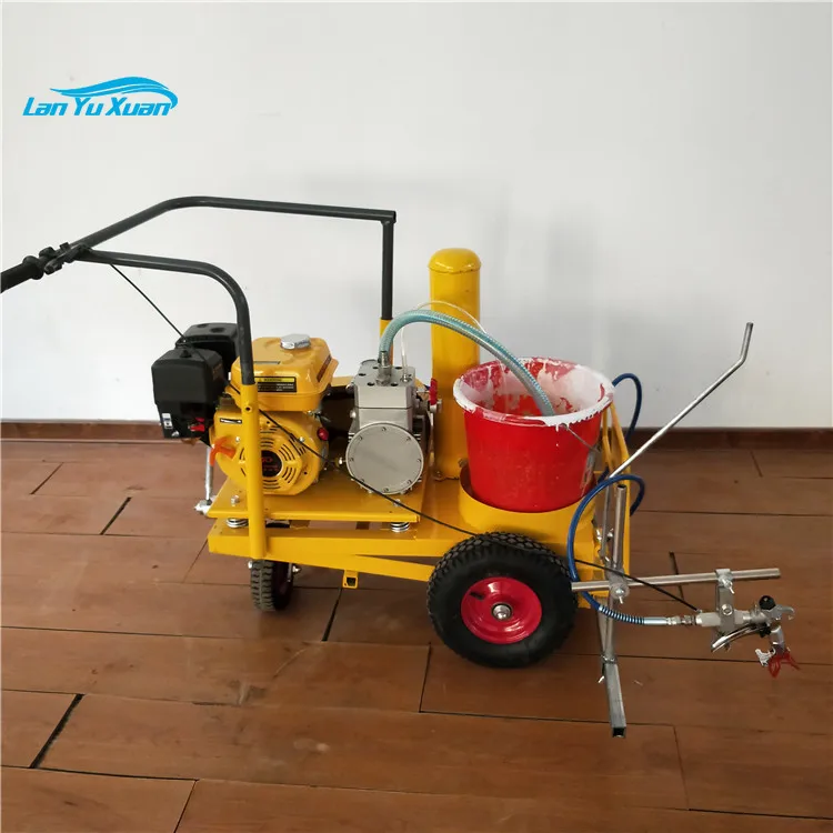 Cold Spray Gasolina Marcação Máquina com Hopper, Road Line