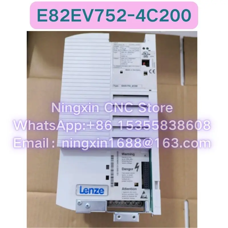 Latest Quotation Second-hand E82EV752-4C200 E82EV752K4C200 Inverter Functional test OK Fast delivery