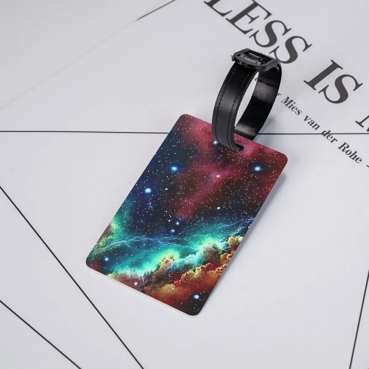 

Constellation Star Clusters Galaxies Print Halloween Luggage Tags Suitcase Travel Baggage Boarding Tag Label Holder ID Name