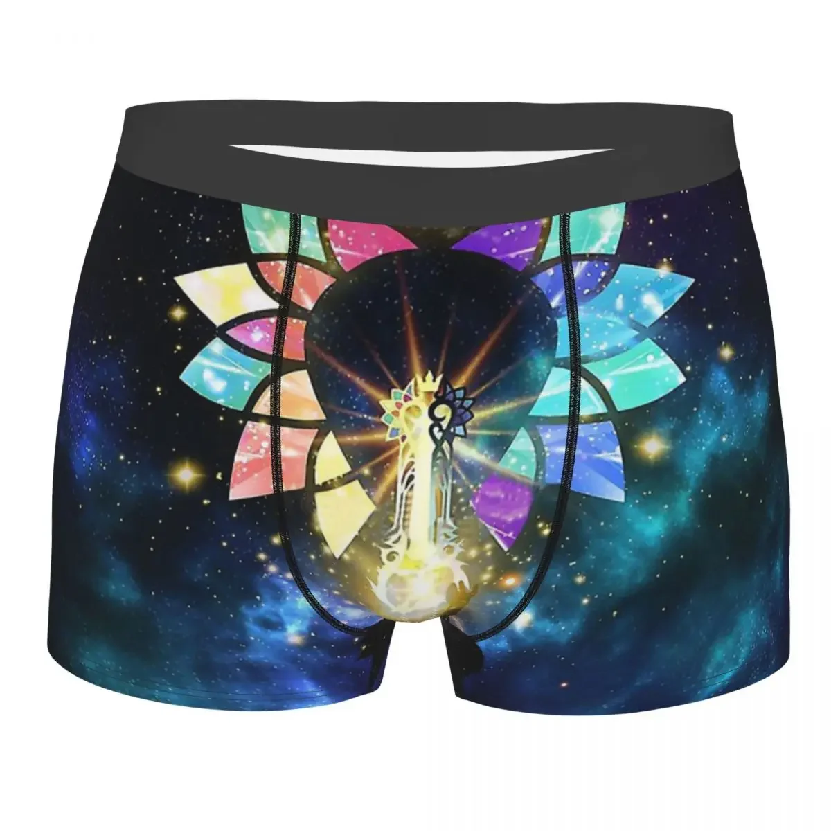 Kingdom Hearts Combined Keyblade Underpants Cotton Panties Male Underwear Print Shorts Boxer Briefs