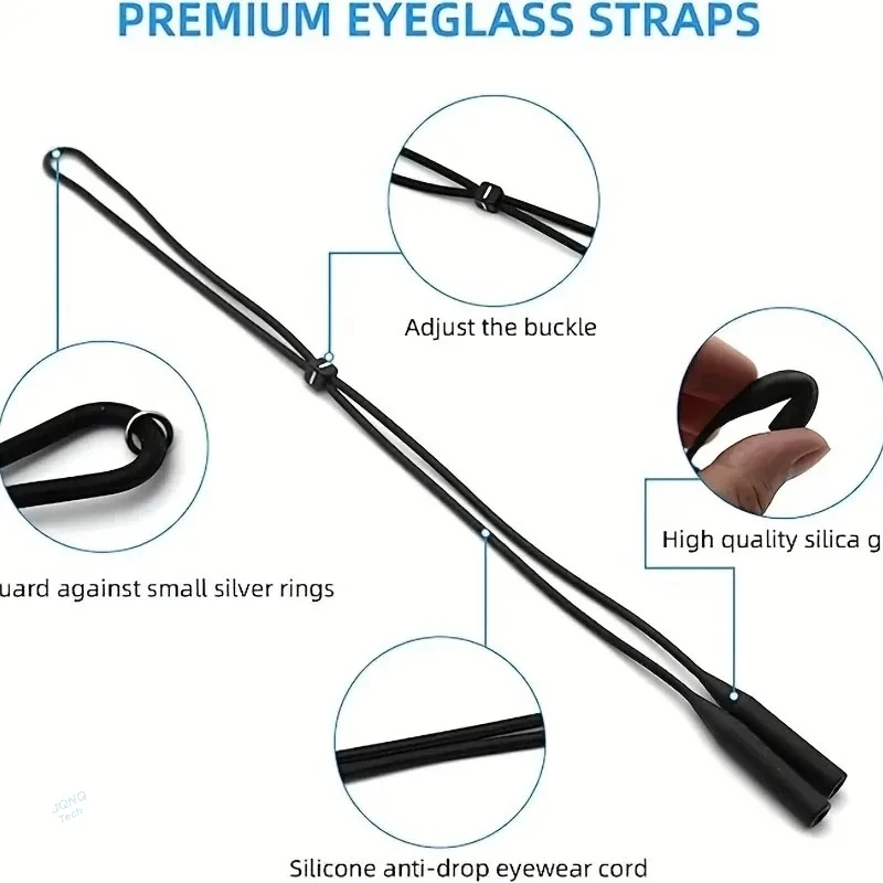 موضة النظارات الرياضية التجنيب لون الحلوى سيليكون النظارات الشمسية النساء الرجال النظارات الأشرطة قابل للتعديل نظارات حامل مرن #5