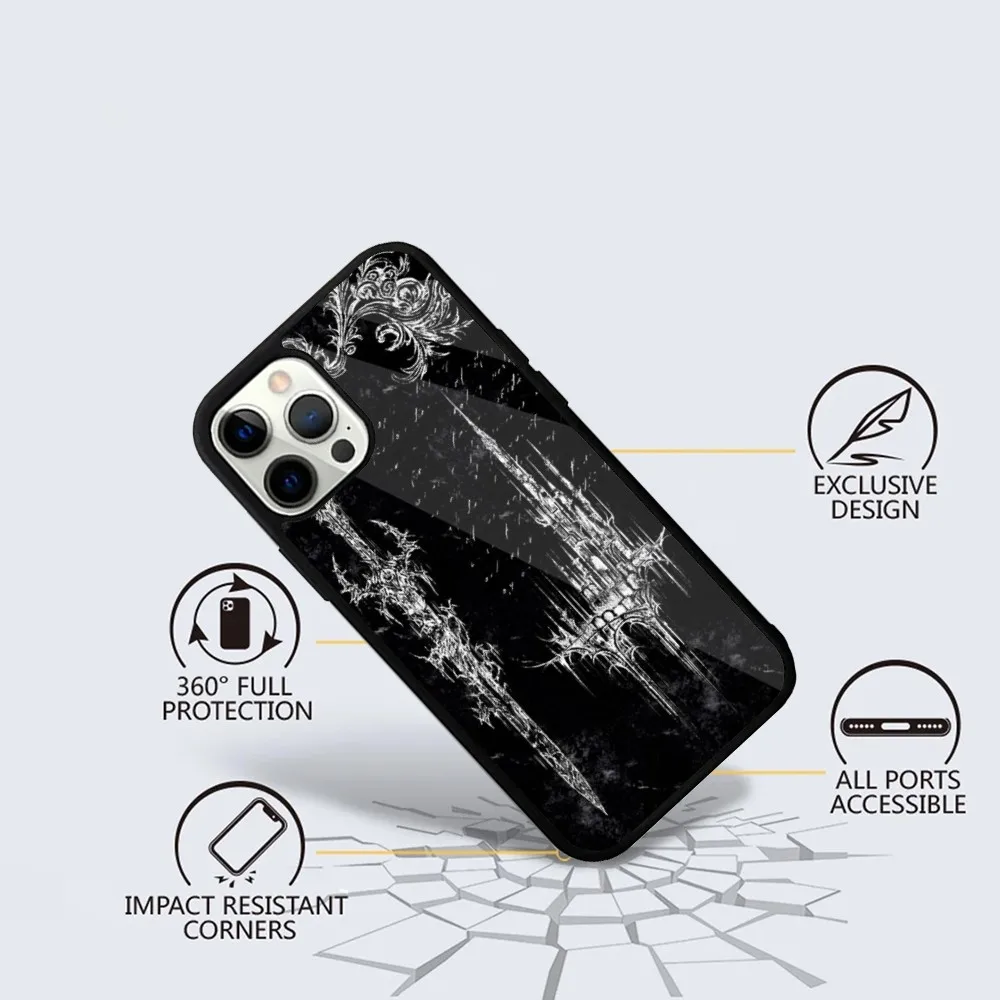 Cyber Sigil Cross  Phone Case For iPhone 16,15,14,13,12,11,Plus,Pro,Max Mini Magsafe Magnetic Wireless Charging