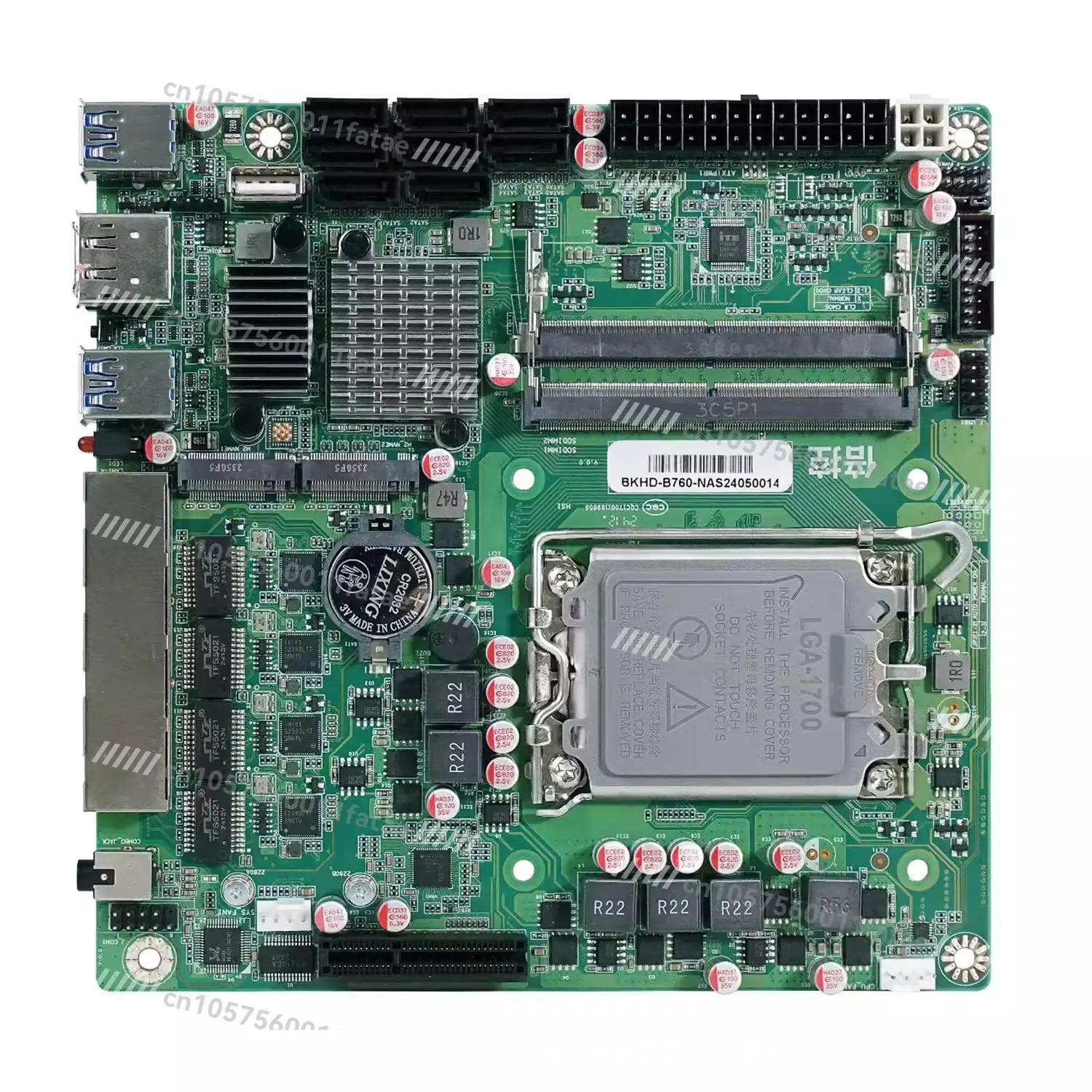 

B760 Q670 NAS Main Board 12th Generation 13th Generation 14th Generation CPU 8 Disk Qnas Server ITX