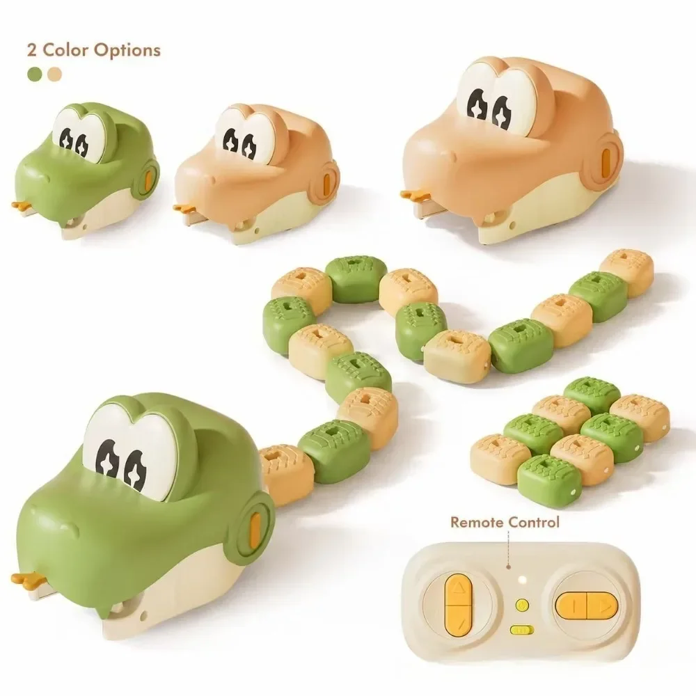 Magnetic Eating Snake Remote Control Dual Player Battle Greedy Bean Chasing Interactive Competitive Game Toy Christmas Gifts