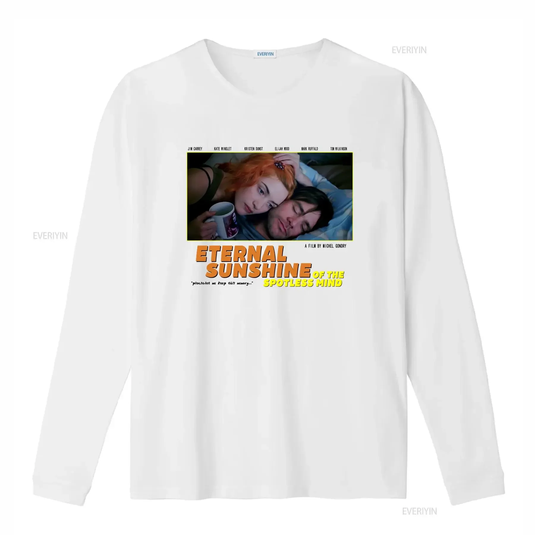 Eternal Sunshine of the Spotless Mind Movie Vintage Retro Washed T Shirt for Lovers Jim Carrey vintage Washed graphic Casual