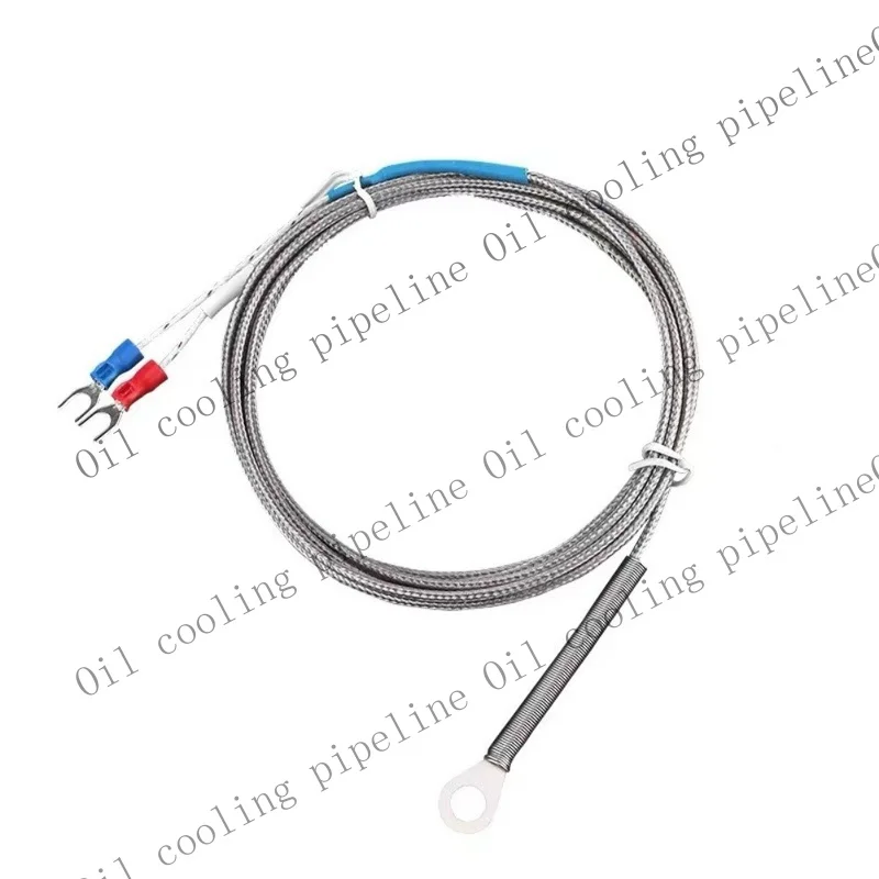 A+ K Type Temperature Sensor with Metal Screening Cable and 6mm Diameter Probe