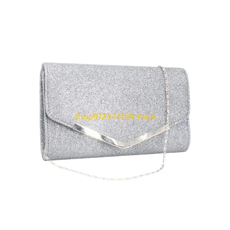 

G5AE Glitter Purse Lady Wedding Clutches Handbag Female Shoulder Bag Sparkling Shinning Bag Women Girl Handbags