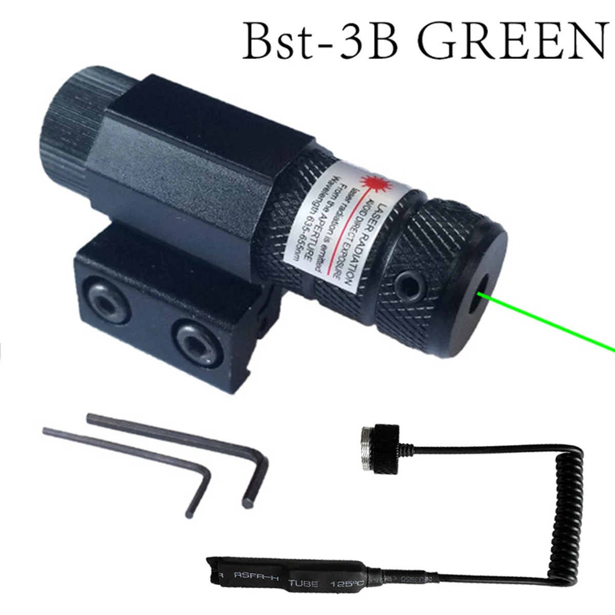 BST-3B Red Green Dot Laser Locator 20mm/11mm Base Adjustable Width, Positioning Laser, Tactical Calibrator