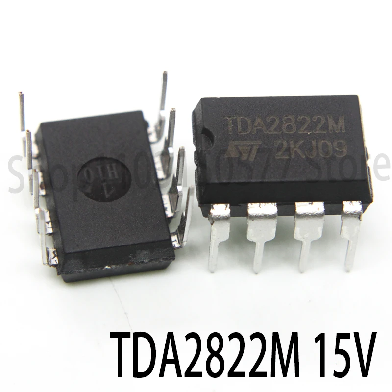 10piece Brand new original TDA2822 TDA2822M 15V DIP8 straight plug 8 pins