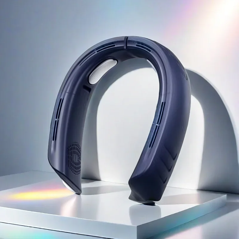 

Bladeless Neck Fan - Whisper-Quiet, USB Rechargeable & Air Cooling - Hands-Free for Summer Outdoor Adventures, Camping &