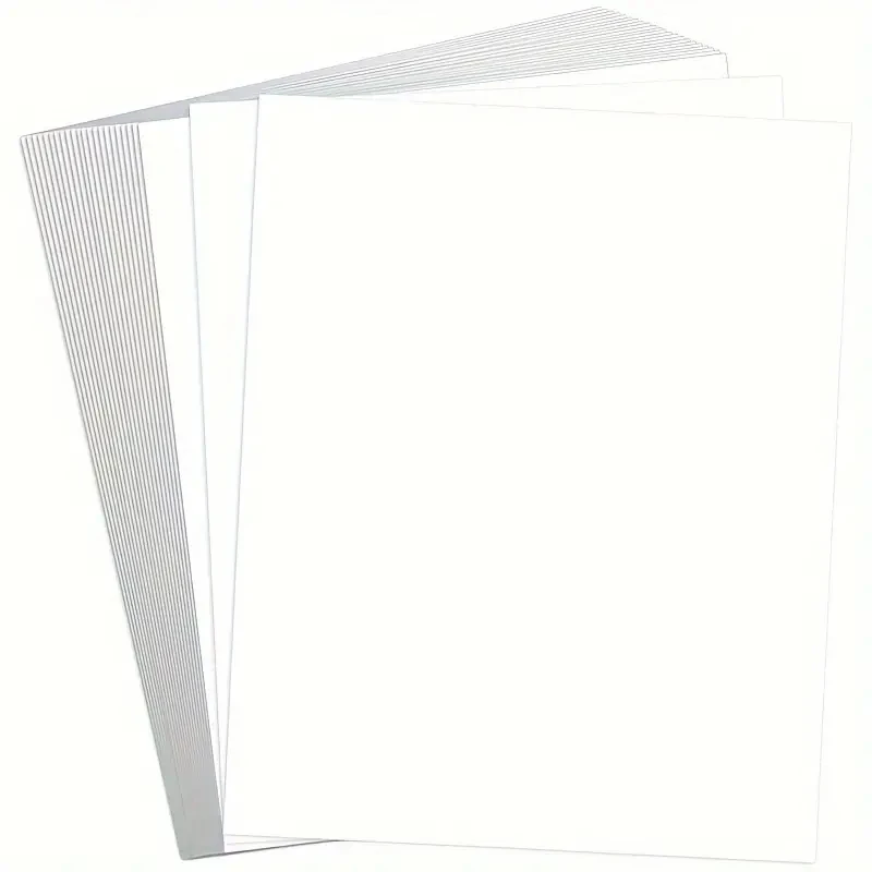 50/100/200pcs 29.7×21cm/11.7×8.3 in White Paper Card paper DIY Gift Packing Cardboard Paper Blank Postcard hand-drawn doodles ﻿