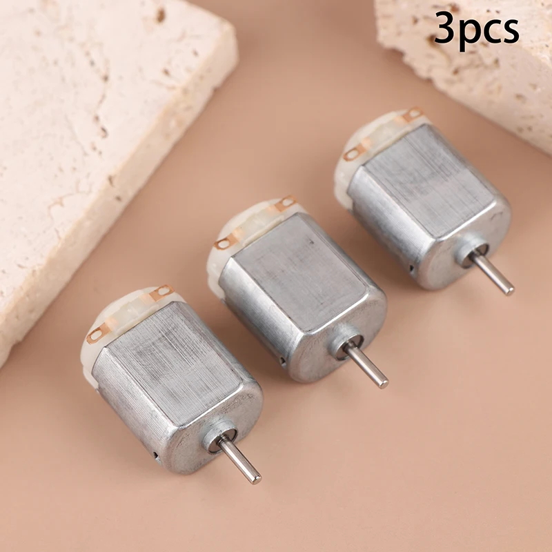 3Pcs For DIY Children's Assembled Toy Scientific Experiments General Micro 130 Motor DC3-6V 16500RPM 130 DC Motor Engine