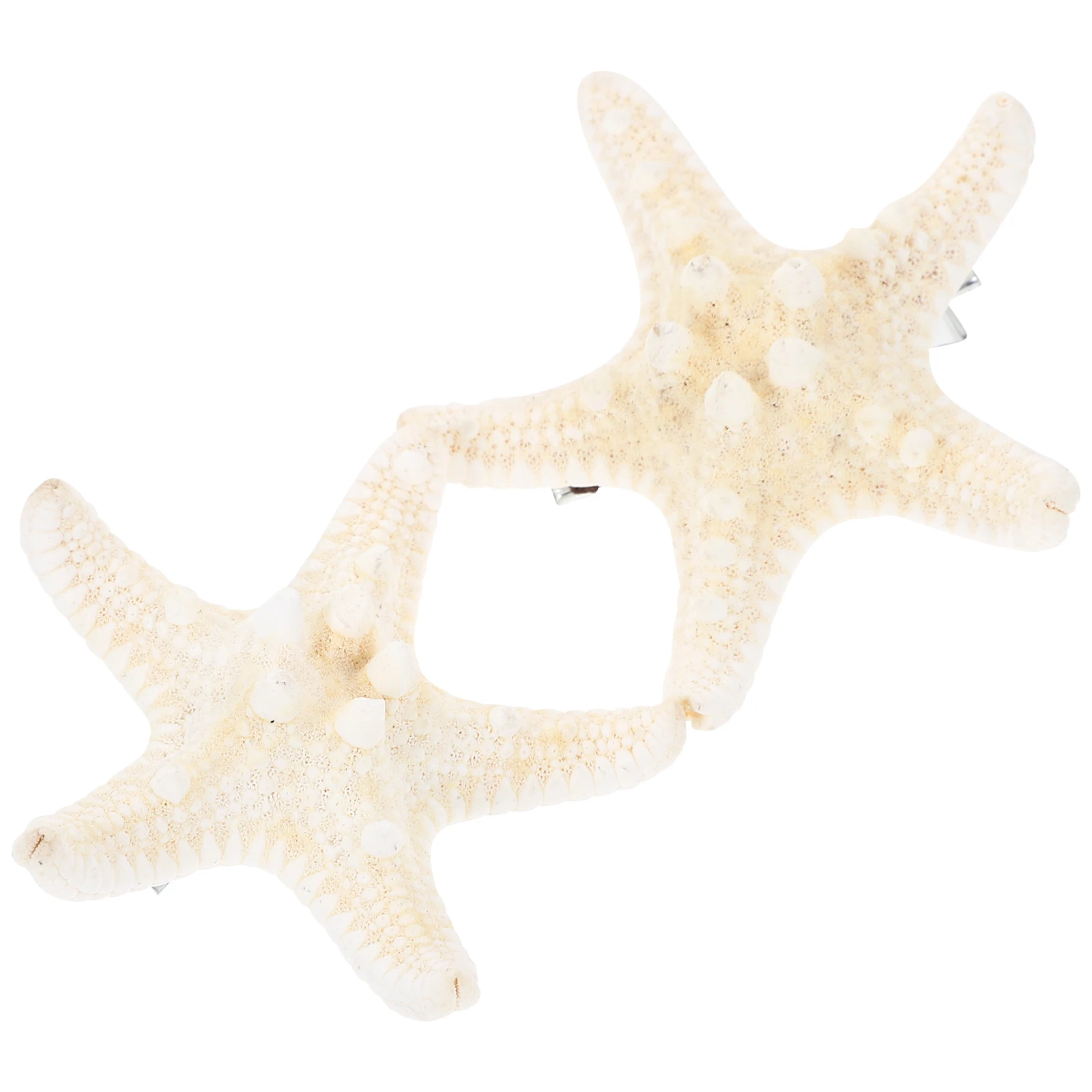 

2 Pcs Five-Pointed Star Hairpin Sea Star Hairpin Elegant Bridal Hair Clip for Women Beach Party Prom Accessories Styling Aid
