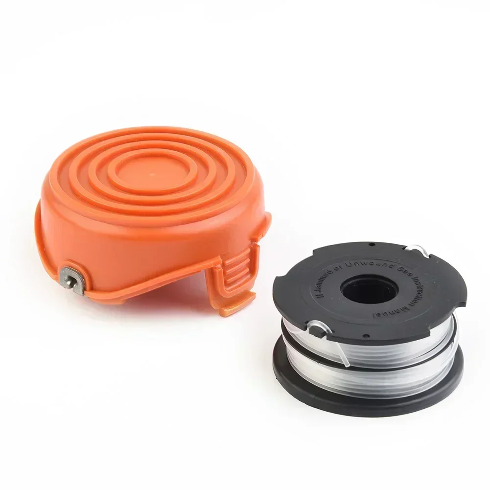 Green Cover Cap and Spool & Line Replacement Set for Black & Decker GL687 GL690 String Trimmer Easy to Install