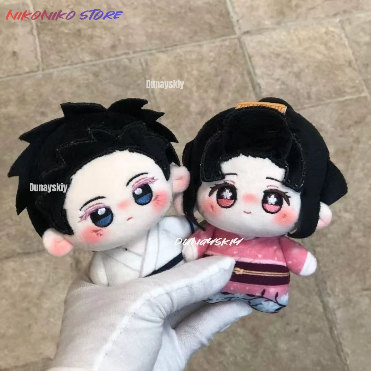 Anime Demon Akaza Koyuki Cosplay Figure Cartoon Plush Slayer Cute 10cm Stuffed Figurine Decoration Gifts 2025 New