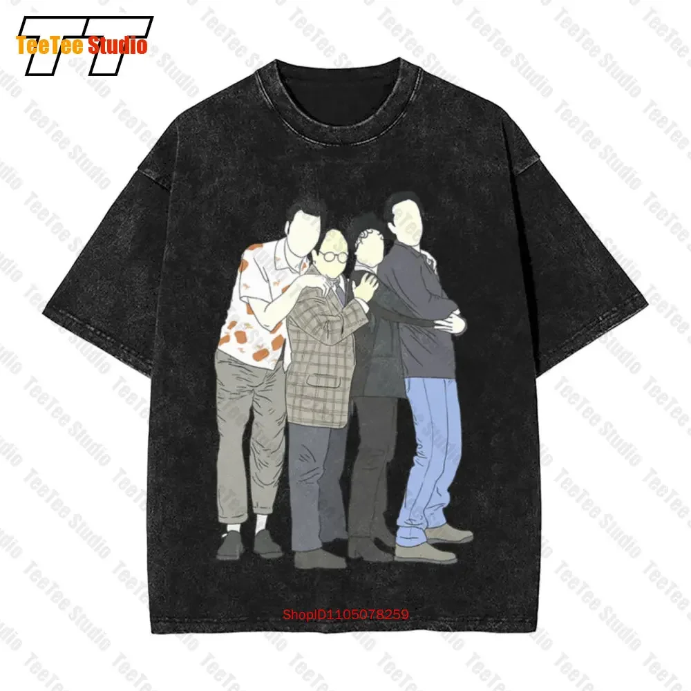 Seinfeld Moviejerry, George, Elaine, Kramer Vintage Oversized T-Shirt QYSN