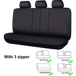 AUTO PLUS-Housses de siège arrière universelles en polyester, adaptées à la plupart des voitures, SUV, camion, camionnette, accessoires d'intérieur de voiture