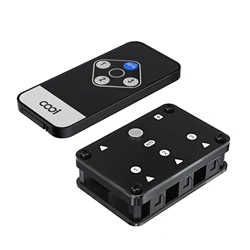 COOIDEA SPDIF/Toslink Automatic Switch Digital Optical Switcher 3x1 with Wireless Remote Control Supports 192k/24Bit