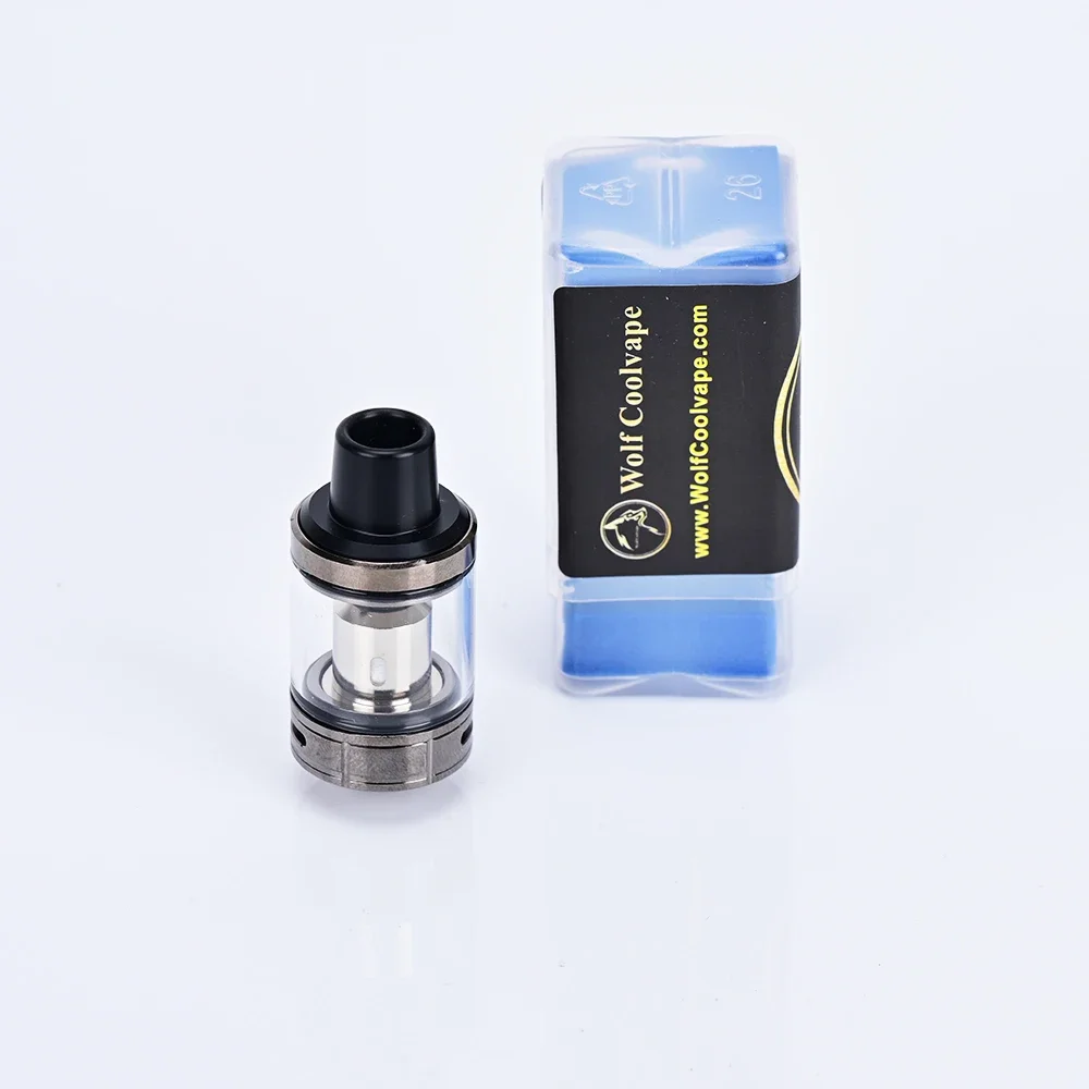 Wolfcoolvape 80W Subtank RBA Atomizer with 0.3ohm Coils for 80W-200W Vape Mod Kit Starter Vape Tank for DL Cloud Chasing replacement coil