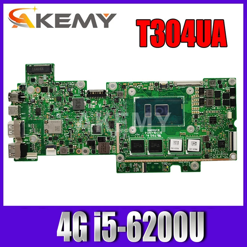 

Материнская плата для ноутбука ASUS Transformer 3 Pro T304 T304U T304UA с тестом I5-7200U I7-7500U 8 ГБ ОЗУ