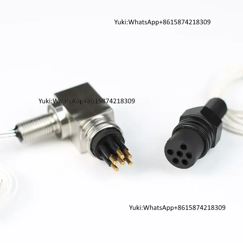 Right-Angled IP69K 4pin 5pin 6pin 8pin Micro Rov Subconn Seacon Underwater Connector
