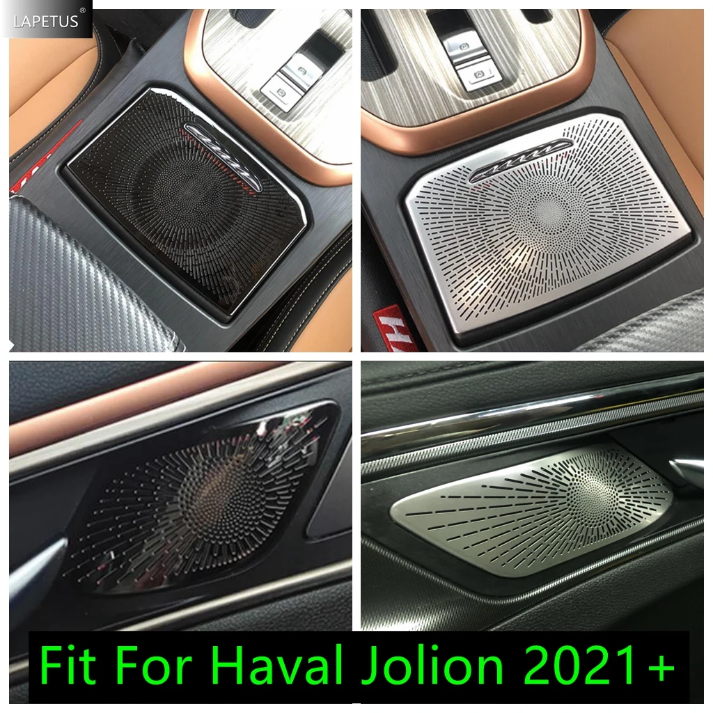 

For Haval Jolion 2021 - 2024 Front Door Handle Bowl Loudspeaker / Center Control Storage Box Decor Panel Cover Trim Accessories