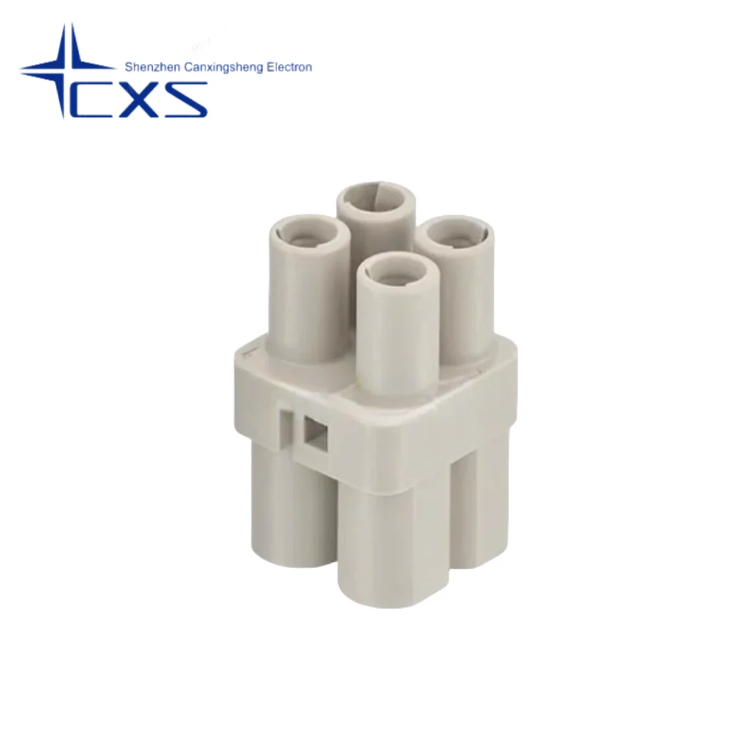 

1pcs 09120043151 Germany HARDING Heavy Duty Connector female core HAN-Q4/0-M 4 core 40A