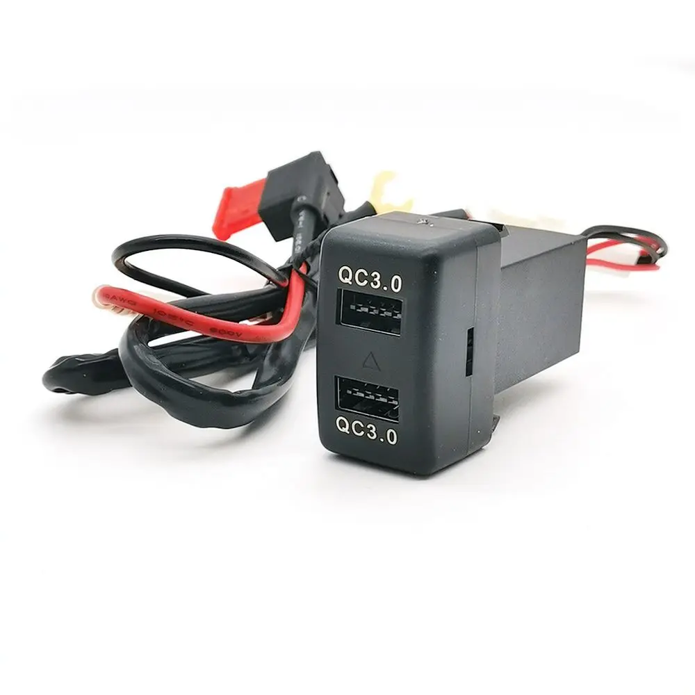 Fast Charging Adapter For Isuzu 700P KV100 KV600 Truck USB Car Charger QC3.0 Mobile Phone Power Supply Interior Accessory