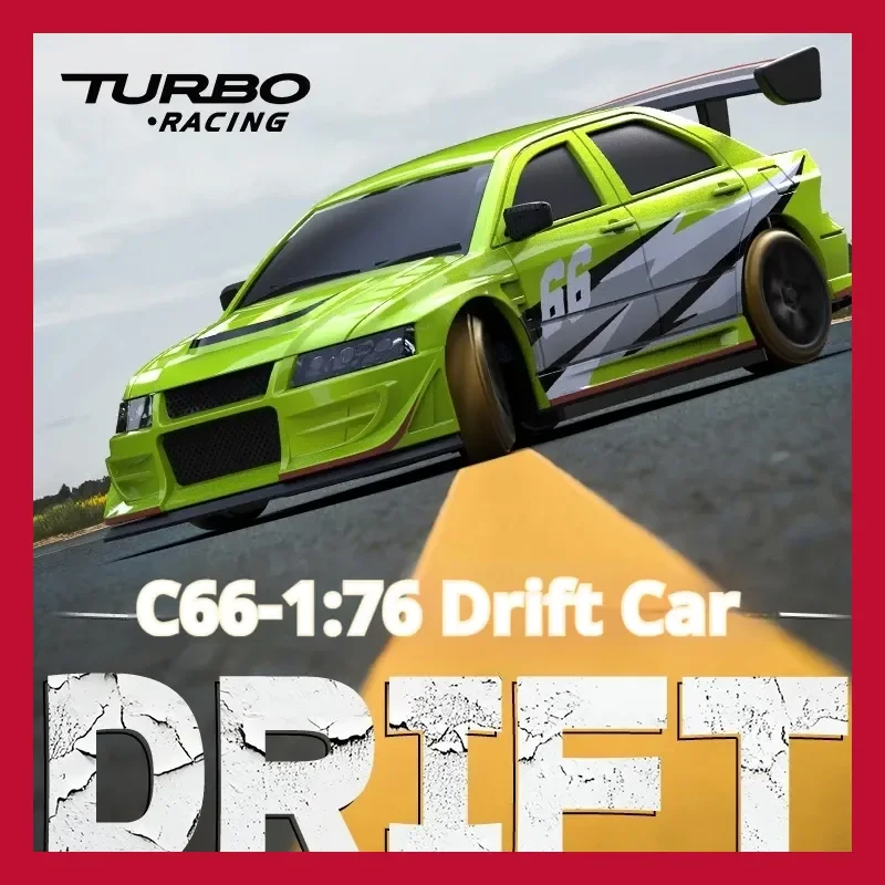 جديد 2025 توربو سباق سيارة التحكم عن بعد 1:76 مقياس كهربائي صغير الانجراف جيب لعبة تعمل بالريموت للبنين هدية الكريسماس نموذج محاكاة #2