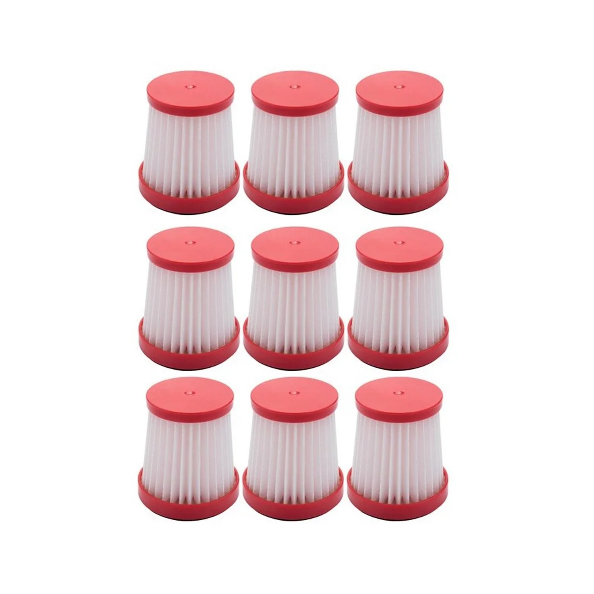 9Pcs Replacement Spare Parets Hepa Filter for Deerma VC01 Handheld Vacuum HEPA Filter Dust Cleaner Accessories