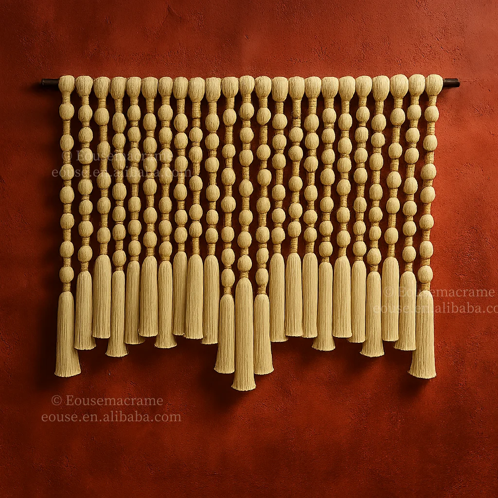 Handmade Modern Macrame Tapestry Wall Hangings Woven Ball Art Deco For Home Decor Bedroom Wall Decor For Hotels