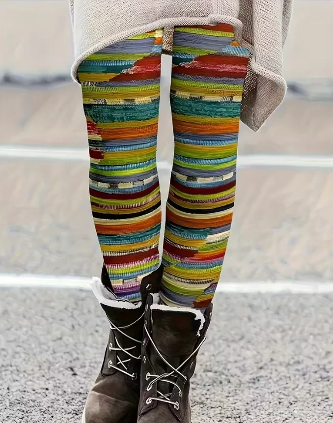 

Autumn Winter Vintage leggings Women Fashion Leggings Stretchy Slim Tights Sexy Yoga Pants Trendy Cool Workout Trousers