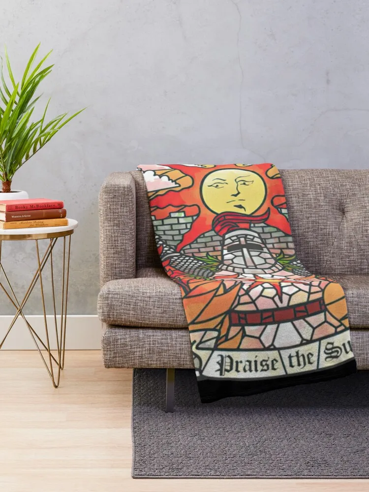 Dark Soul Praise The Sun \t \t\t Throw Blanket for babies cosplay anime Blankets