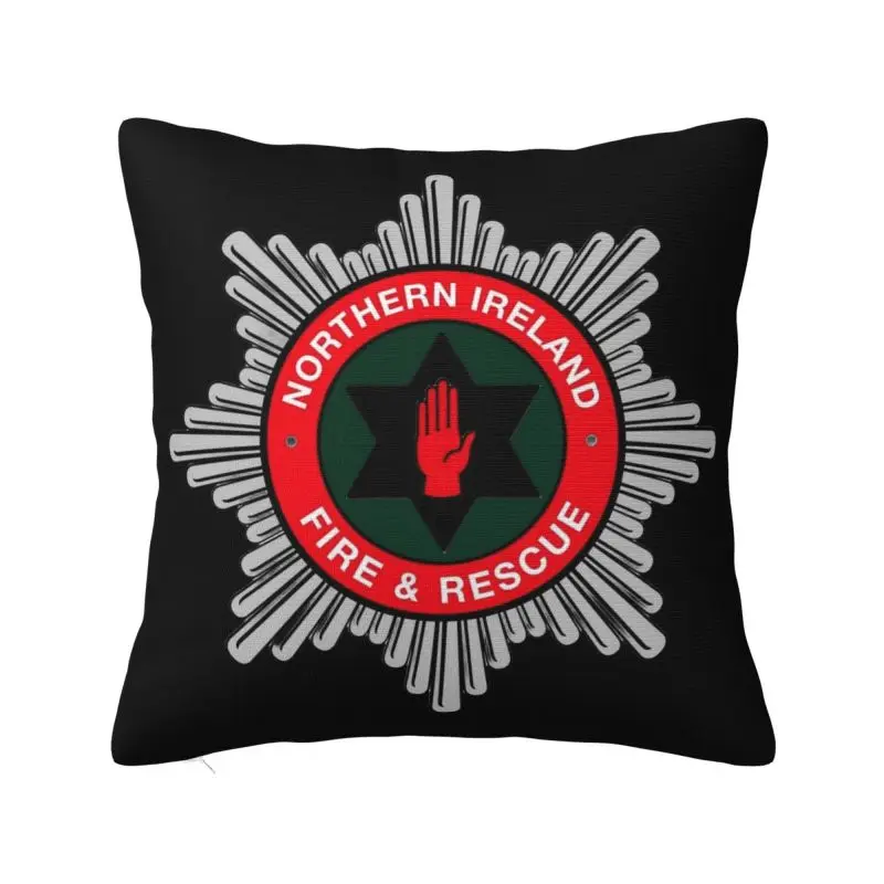 Firefighter Pillow Case for Sofa Fire Rescue Fireman Nordic Cushion Cover Square Pillowcase