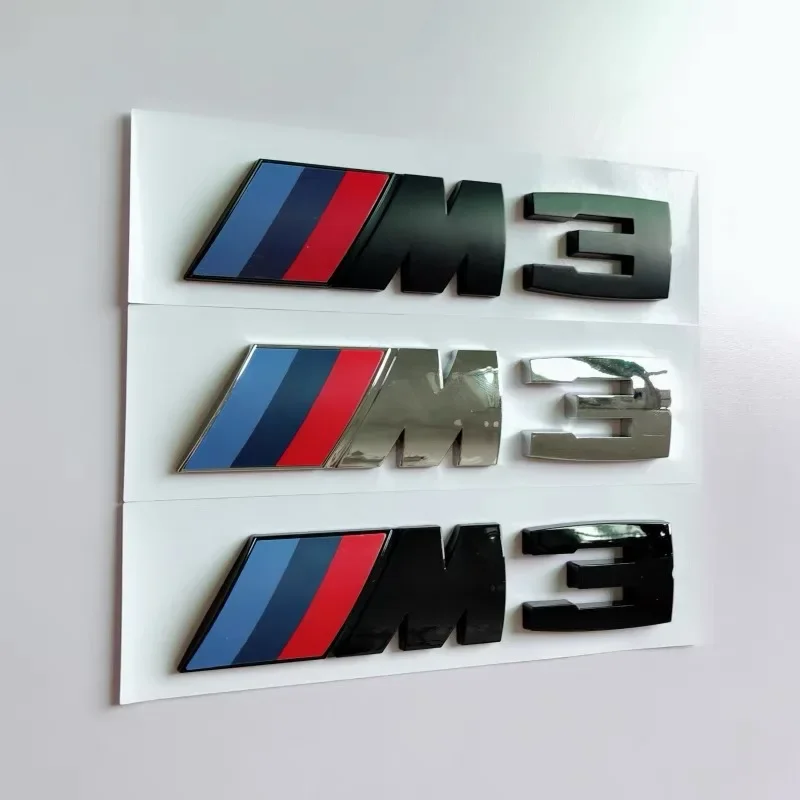 BMW M3 Stickers Trunk  Badge For BMW M3 E34 E36 E61 E39 E60 E90 E92 E93 F10 F20 F30 G20 G30 Auto Decoration Accessories