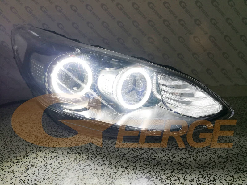 Geerge لكيا سبورتاج 4 Mk4 Kx5 2015 2016 2017 2018 2019 الترا برايت ضوء النهار بدوره إشارة Led عيون الملاك عدة خواتم هالة