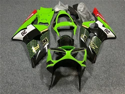 Motorcycle Fairing Kit Suitable for Kawasaki ZX-6R 03-04 Year 636 2003 2004 Fairing Green Gold Black Red