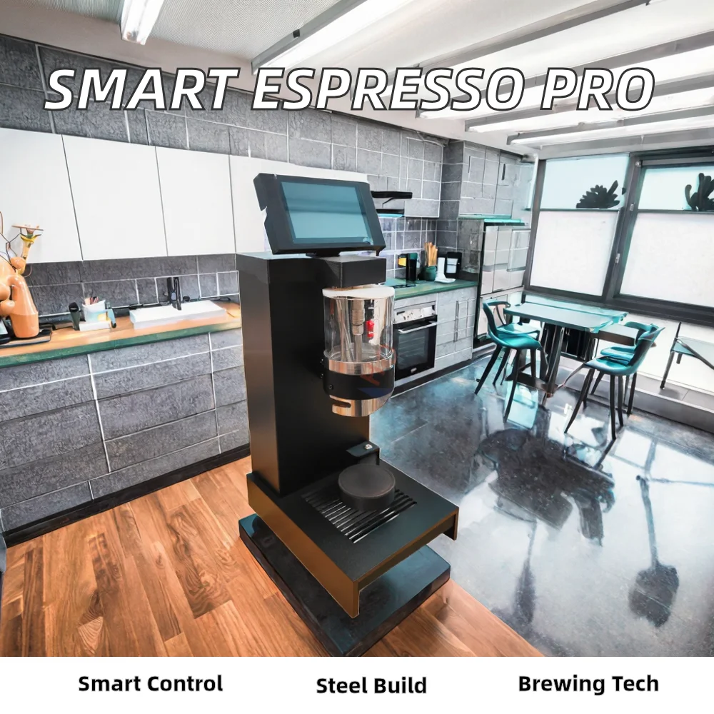 Professional Italian 58mm Espresso Machine Commercial Digital Smart E61 PID Gear Pump Coffee Maker For Hotel Car Portable Home