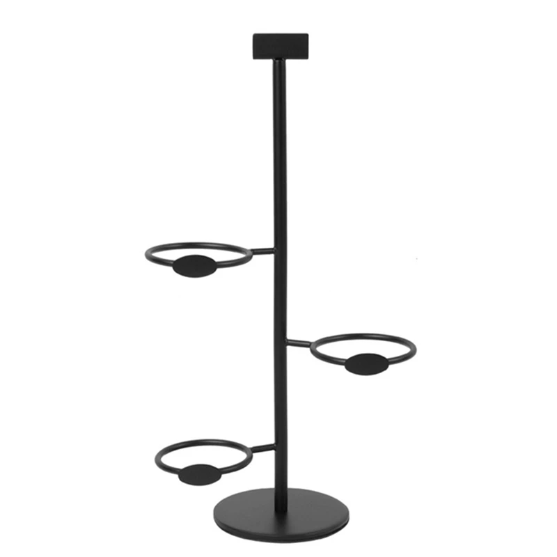 

Promotion! Iron Paper Cup Rack Useful Coffee Cup Display Rack Paper Cup Storage Container For Milk Tea Coffee Shop