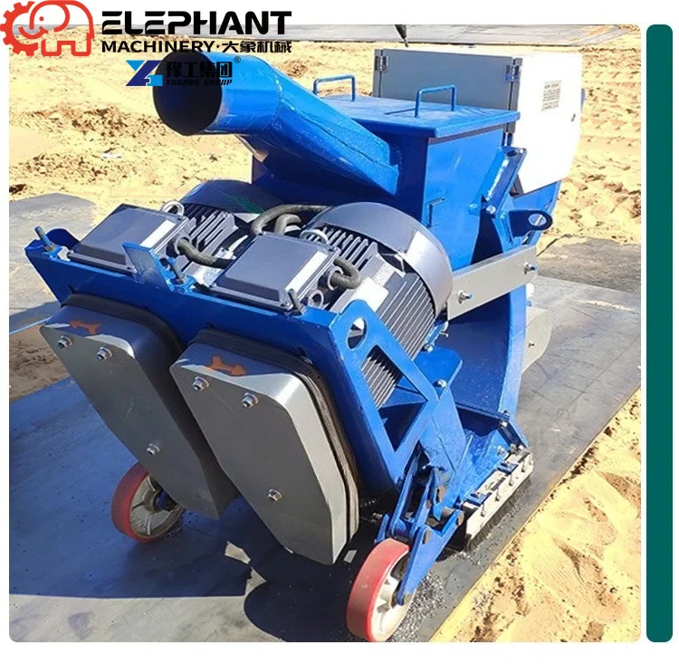 Road Shot Blaster Semi-automatic Complete Accessories Easy Installation for On-site Construction