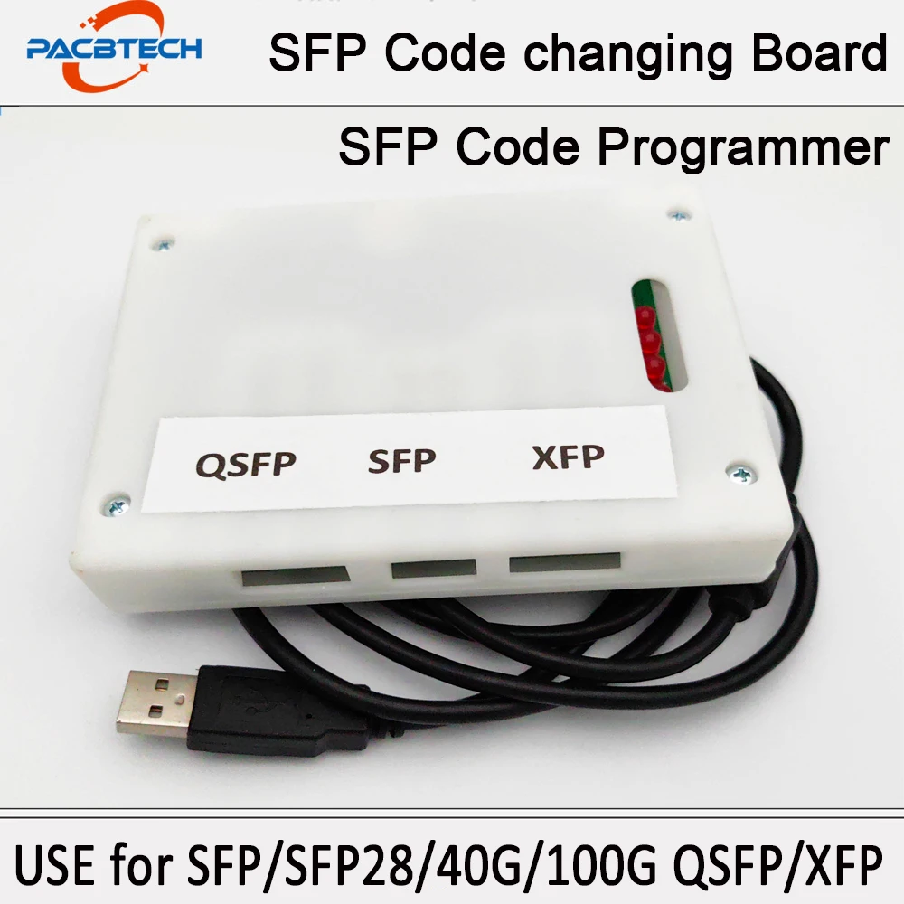 SFP Programmer Board for QSFP, XFP, 1.25G, 2.5G, 10G, SFP, 25G, 40G, 100G