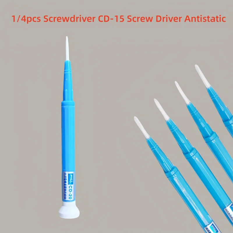 Ceramic Screwdriver Kit CD-20 CD-25 Antistatic Non-magnetic Slotted Screw Driver Flat Point Slotted Screwdriver Power Tool