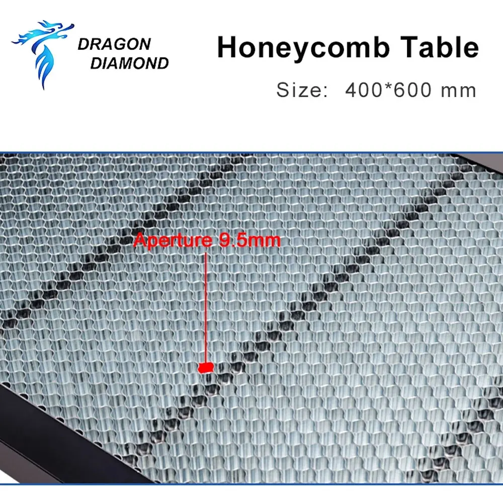 Mesa de trabajo de acero de panal láser CO2, tablero de plataforma, piezas láser para máquina cortadora de grabado láser CO2, 400x600mm, 450x460mm