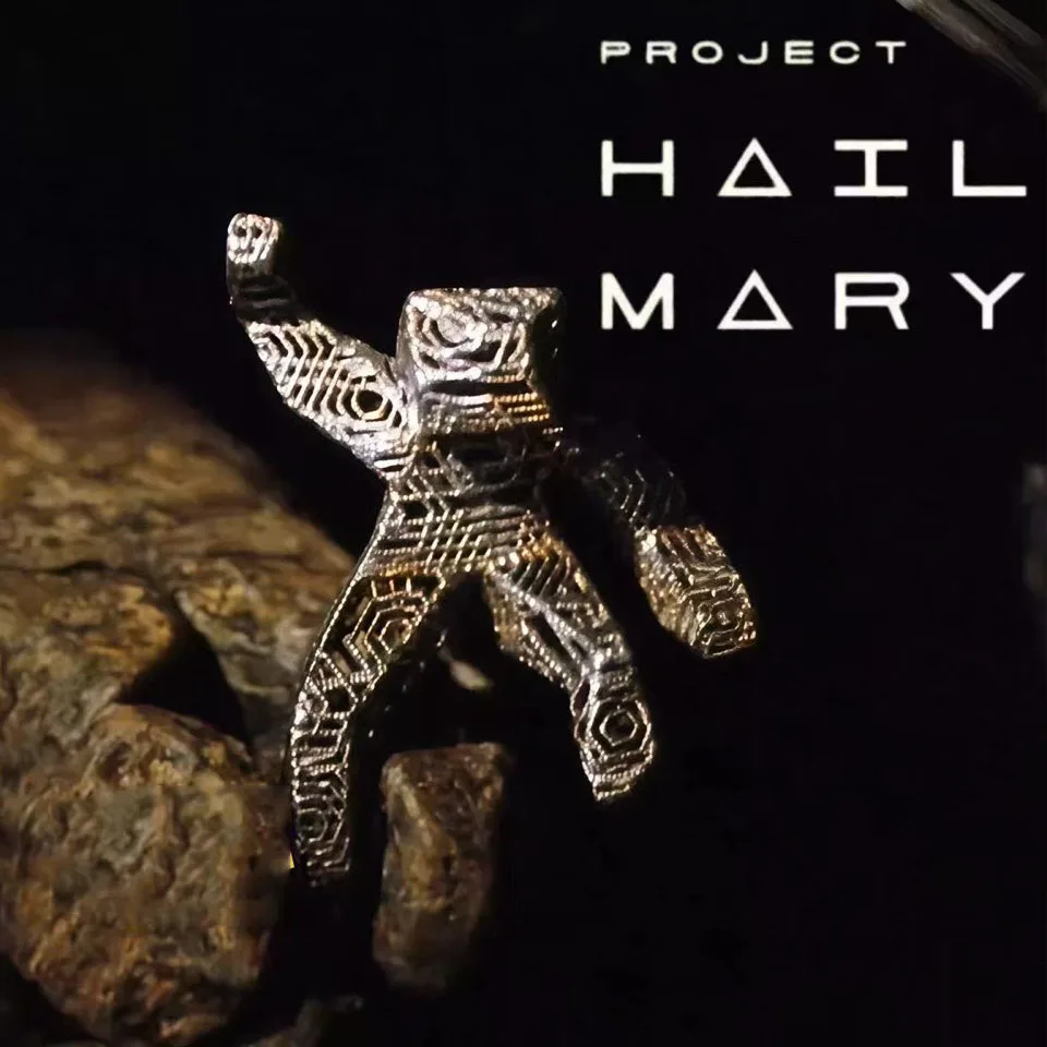 Llavero de cosplay de la película Hail Mary Grace Rocky, llavero con impresión 3D Kawaii, accesorio para bolso, adorno, accesorio decorativo